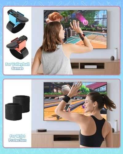 Нов Switch 2/1 OLED Спортен 19 в 1 Комплект Тенис, Голф, Мечове, Танц