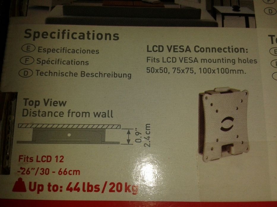 suport tv pentru TV 30-66cm