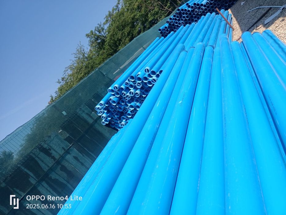 Teava pvc albastra portocalie