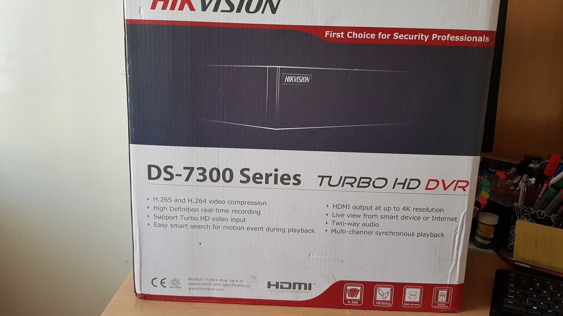Продавам 16 канален HD-DVR рекордер Hikvision DS-7316HUHI-K4