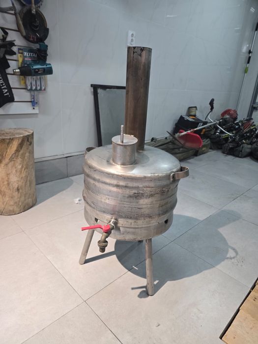 Пролам самовар на дровах