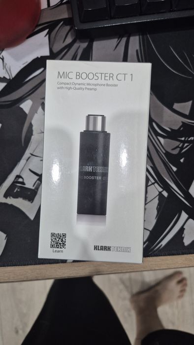 Микрофонный предусилитель Klark Teknik MIC BOOSTER CT 1