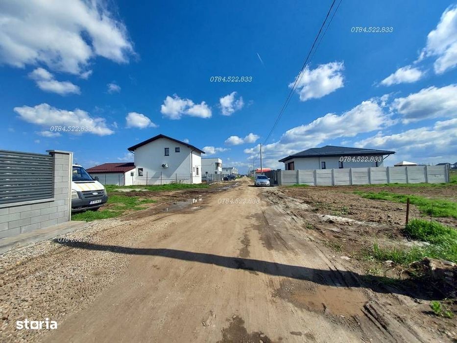 Teren 500MP cu dubla deschidere comuna Berceni, IF