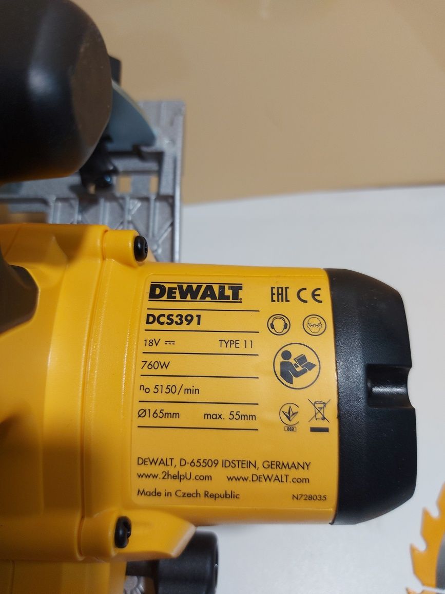 Акумулаторен циркуляр Dewalt DCS391N