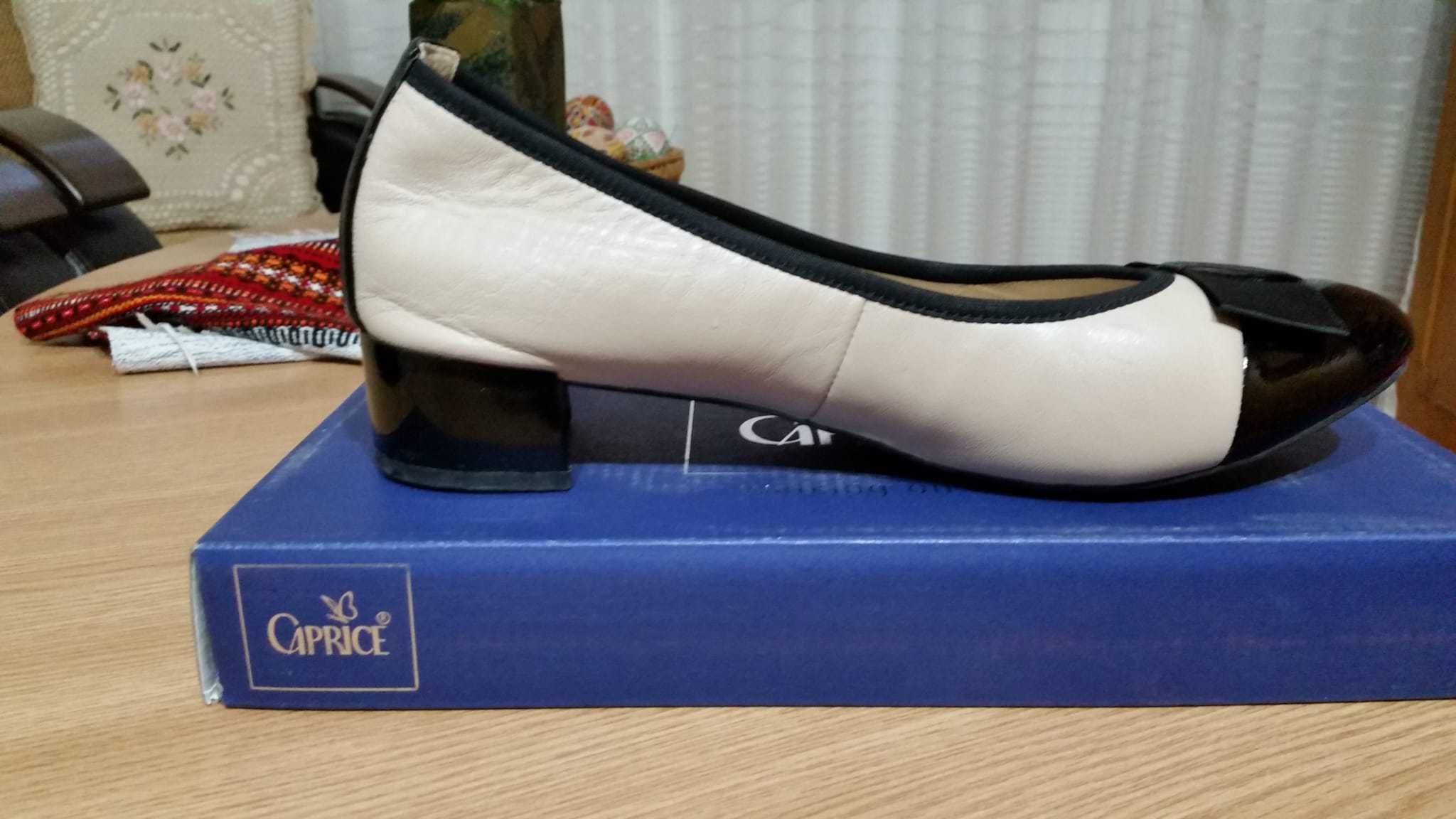 Pantofi dama,Caprici din piele, nr.40