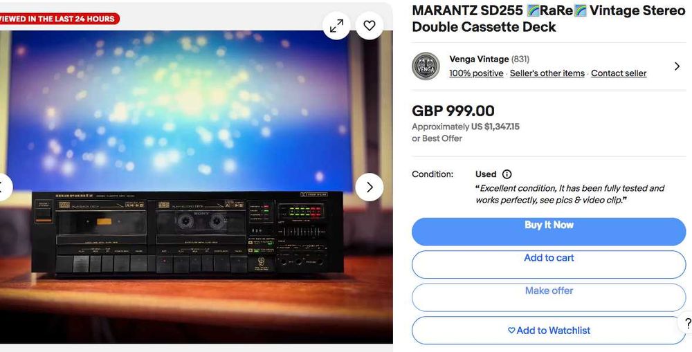 Marantz sd 255 deck ,philips,bang olufsen,revox,nakamichi,sony