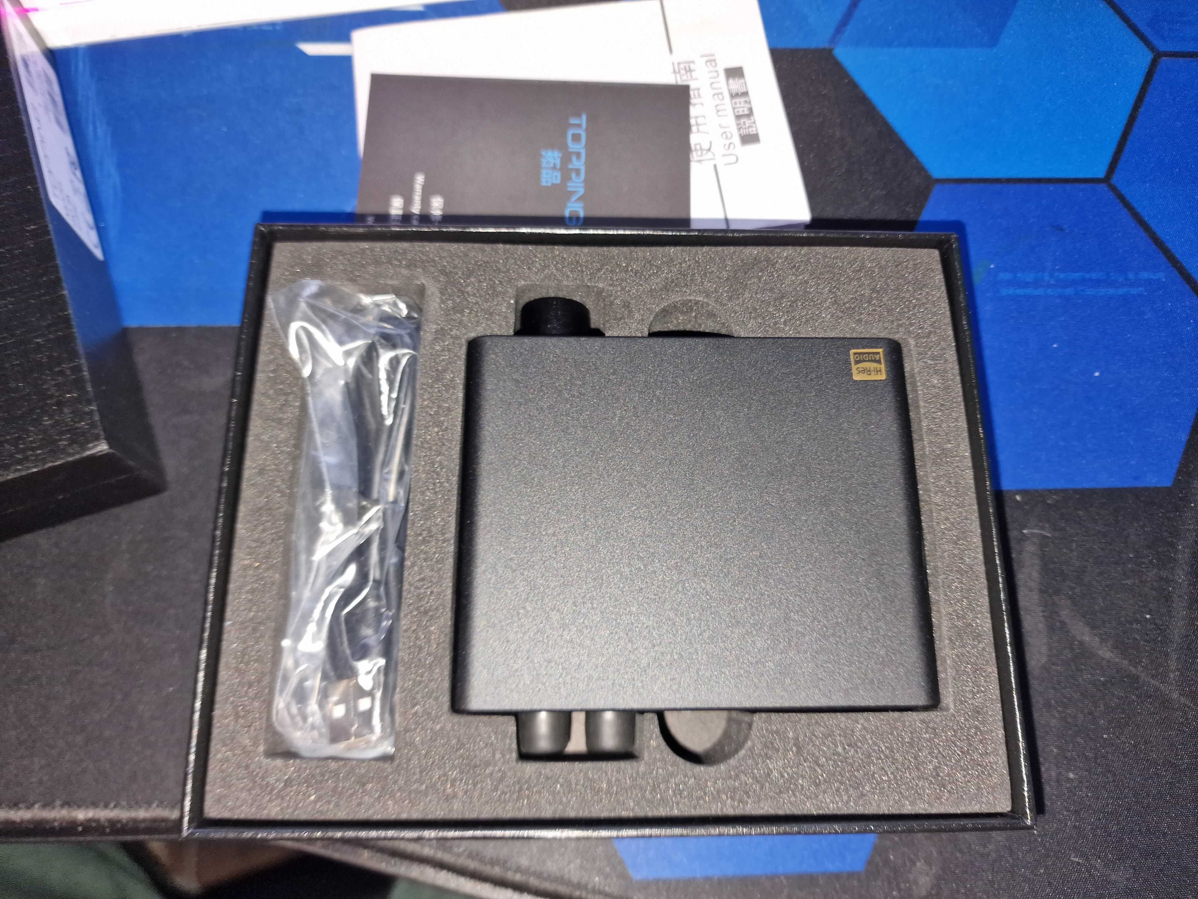 Amplificator casti Topping DX1 negru