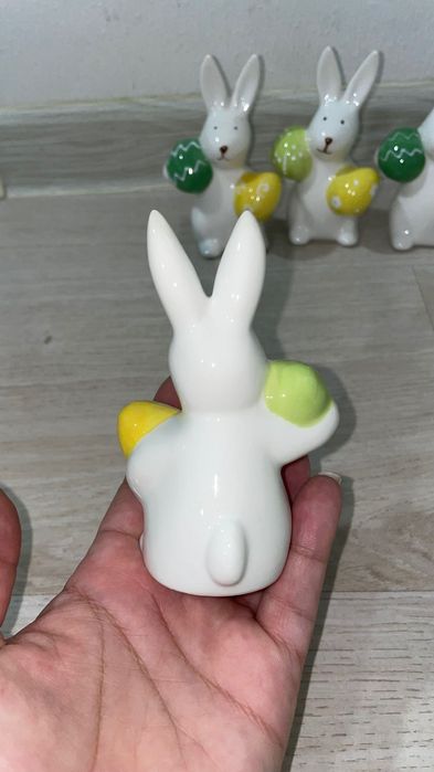 Керамические декоративные зайчики