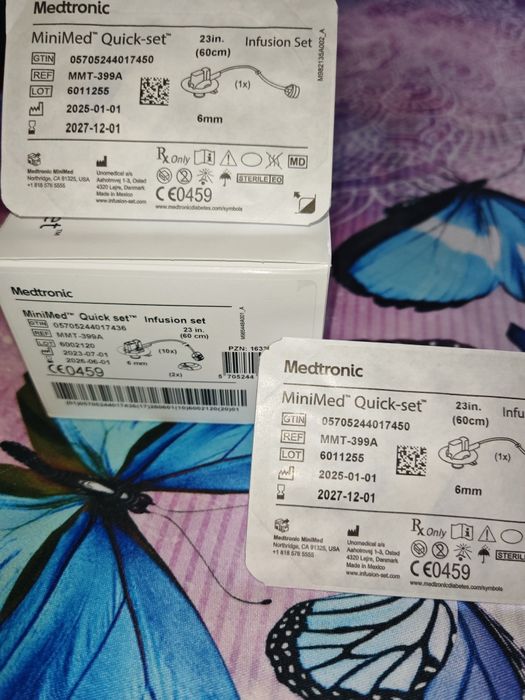 12 catetere 6 mm, Medtronic Quick set