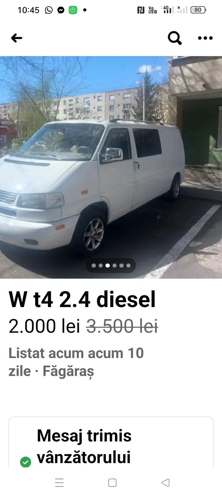 Vw t4 2.4 1998 transporter