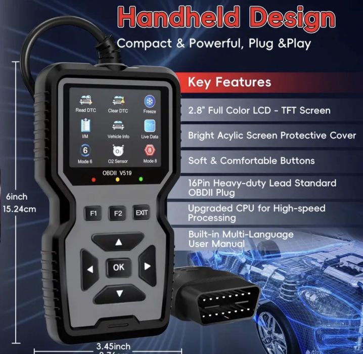 Професионална диагностика за кола  / OBD2 диагностичен скенер