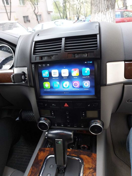 Navigatie Android VW Touareg Waze YouTube GPS BT USB