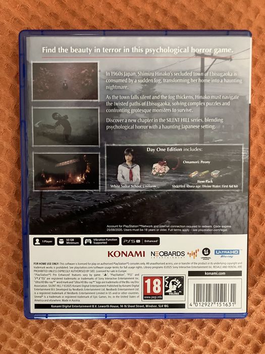 Silent hill f PS5