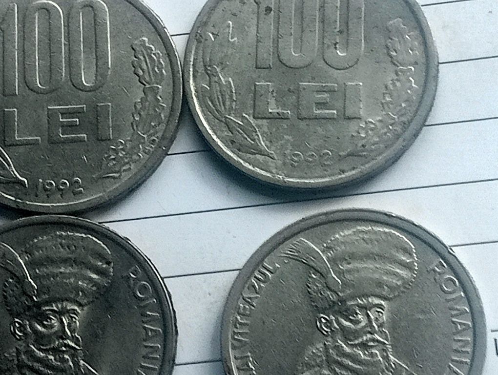 Monezi de Colecție Romania,100 LeiM.Viteazu