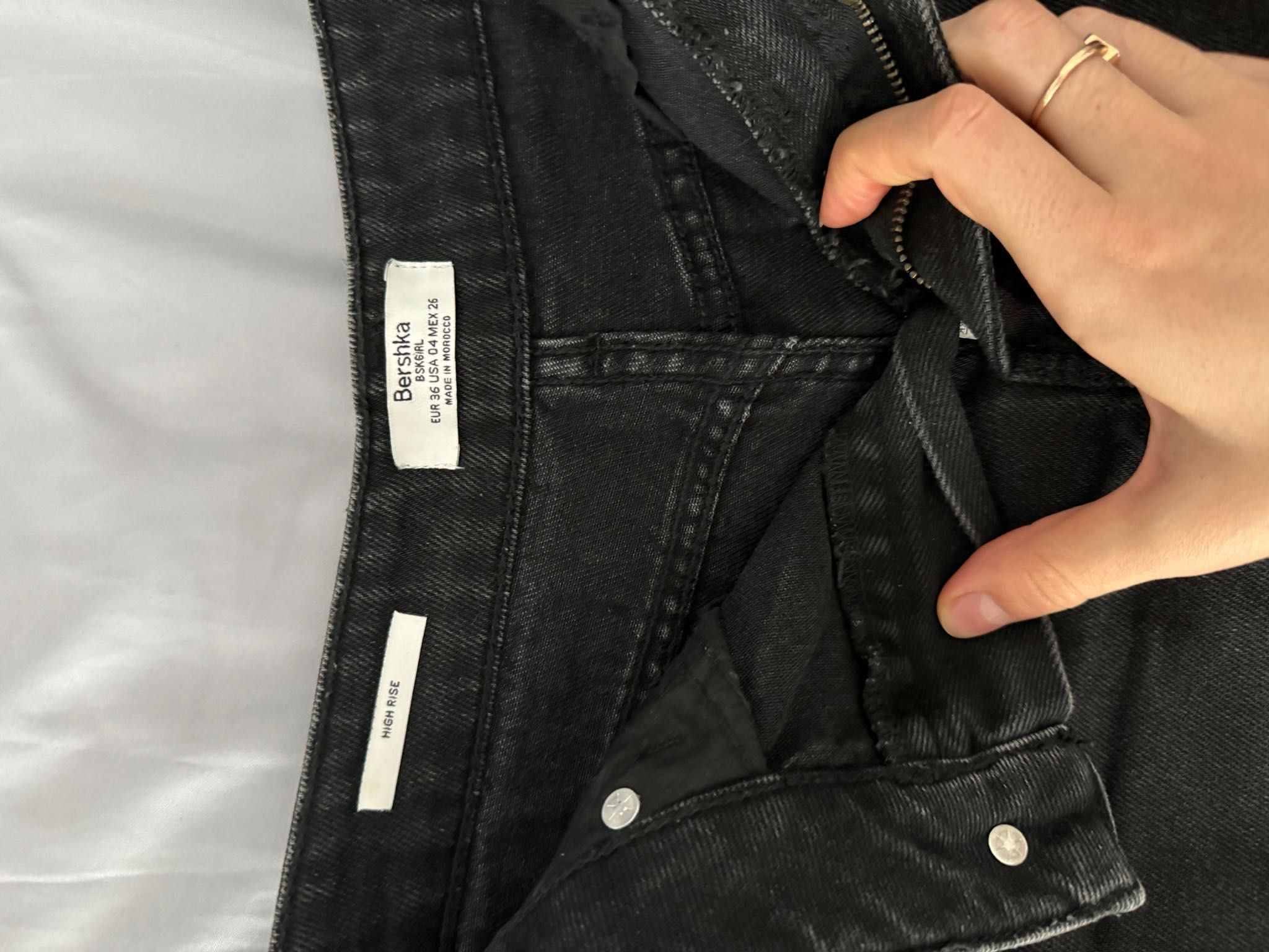 Fusta Denim Mango/Bershka