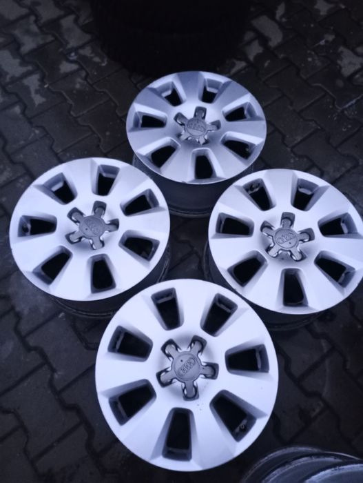 4 jante aliaj 5x112 R16 originale Audi A3 A4 A6,Q2,Q3