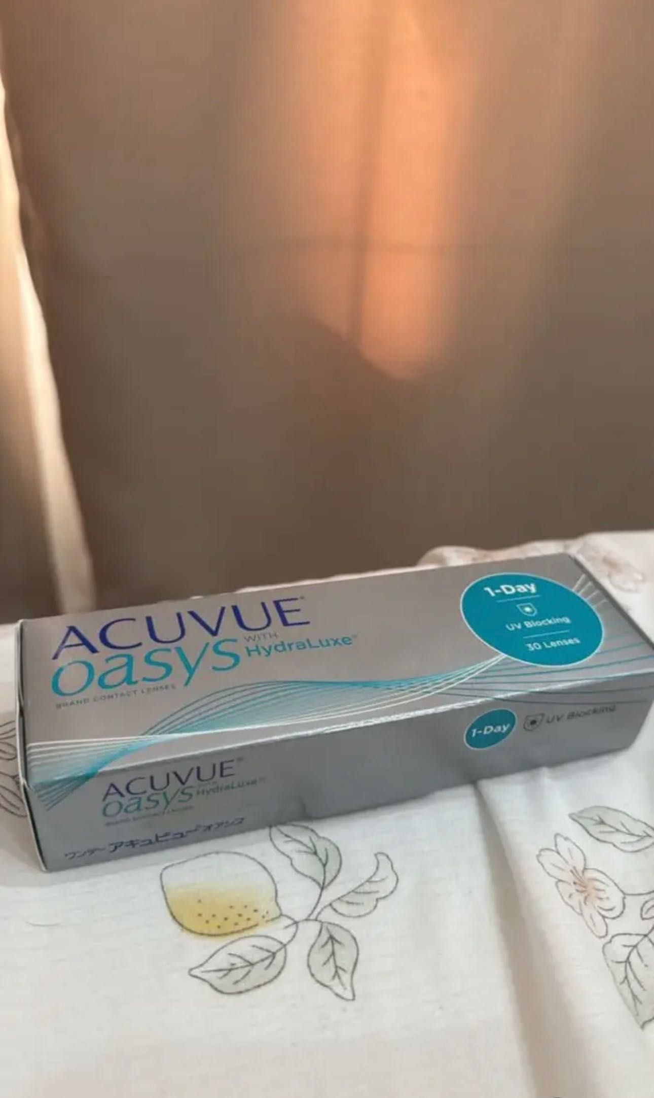 Линзы Acuvue oasys (-3,75) -1 day
(однодневные)