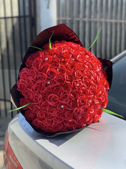 Aranjamente din trandafiri de sapun