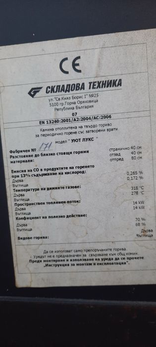 Много запазена камина като нова!!!
