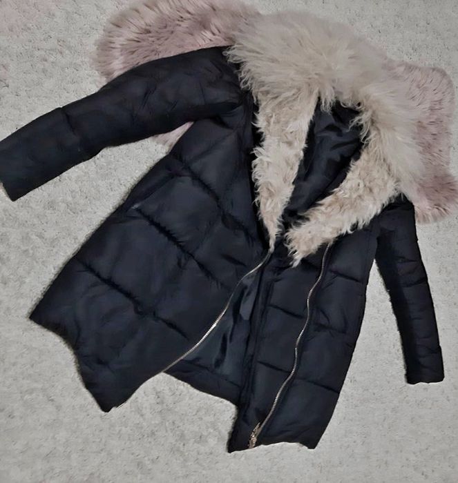 Куртка с меховым воротником