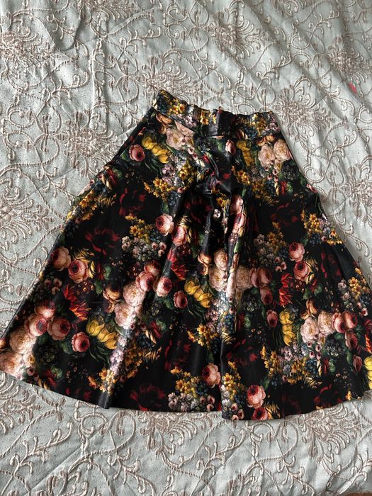 Юбка миди экокожа