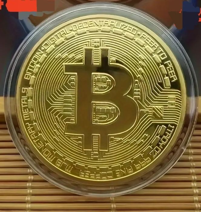 Bitcoin сувенирная монета