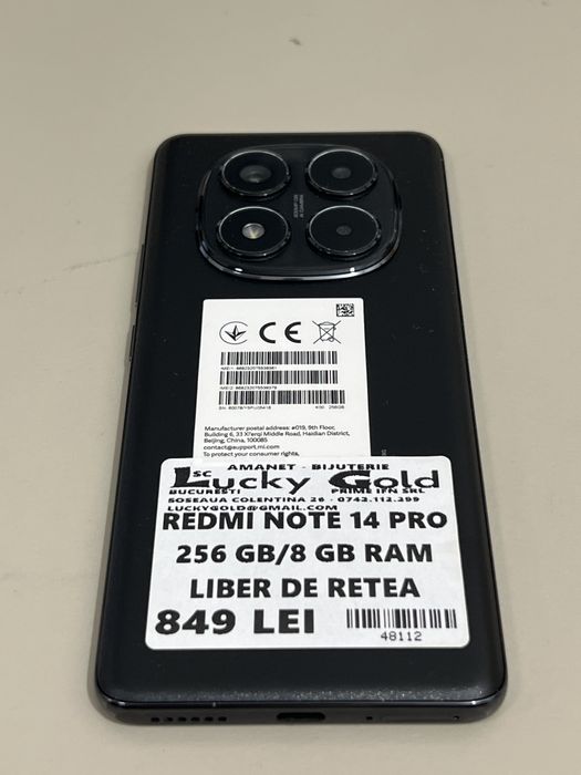 Redmi note 14 pro 256gb/8gb ram #48112