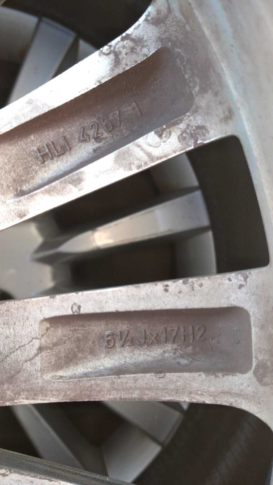 AL джанти 4х100-6,5j-17", гуми 215/45/17 с ДОТ 20 и 21