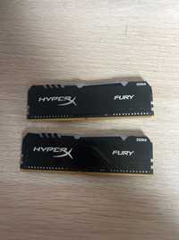 Kit memorie ram 16gb (8gb x2) HyperX Fury DDR4