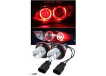 Комплект LED крушки Angel Eyes за BMW - цвят червен Canbus без грешки