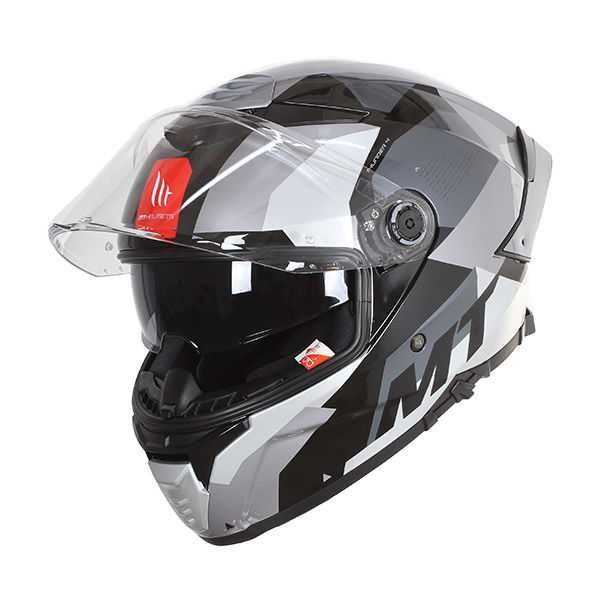 Casca moto integrala MT Thunder 4 Fade gri (ochelari soare integrati)