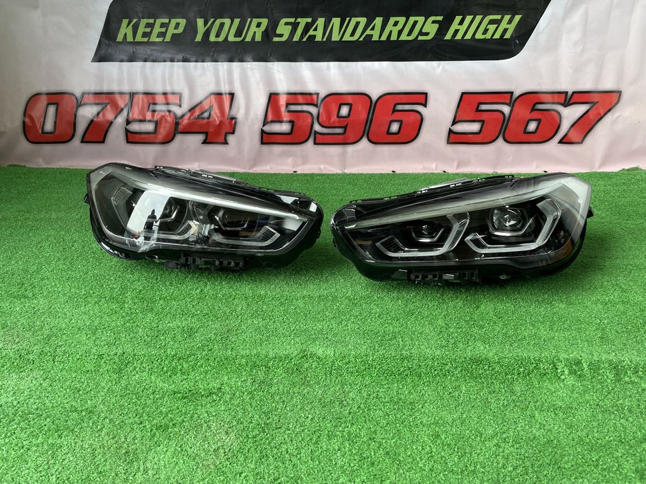 Bmw X1 F48 Lci Facelift Set faruri Far stanga dreapta complete