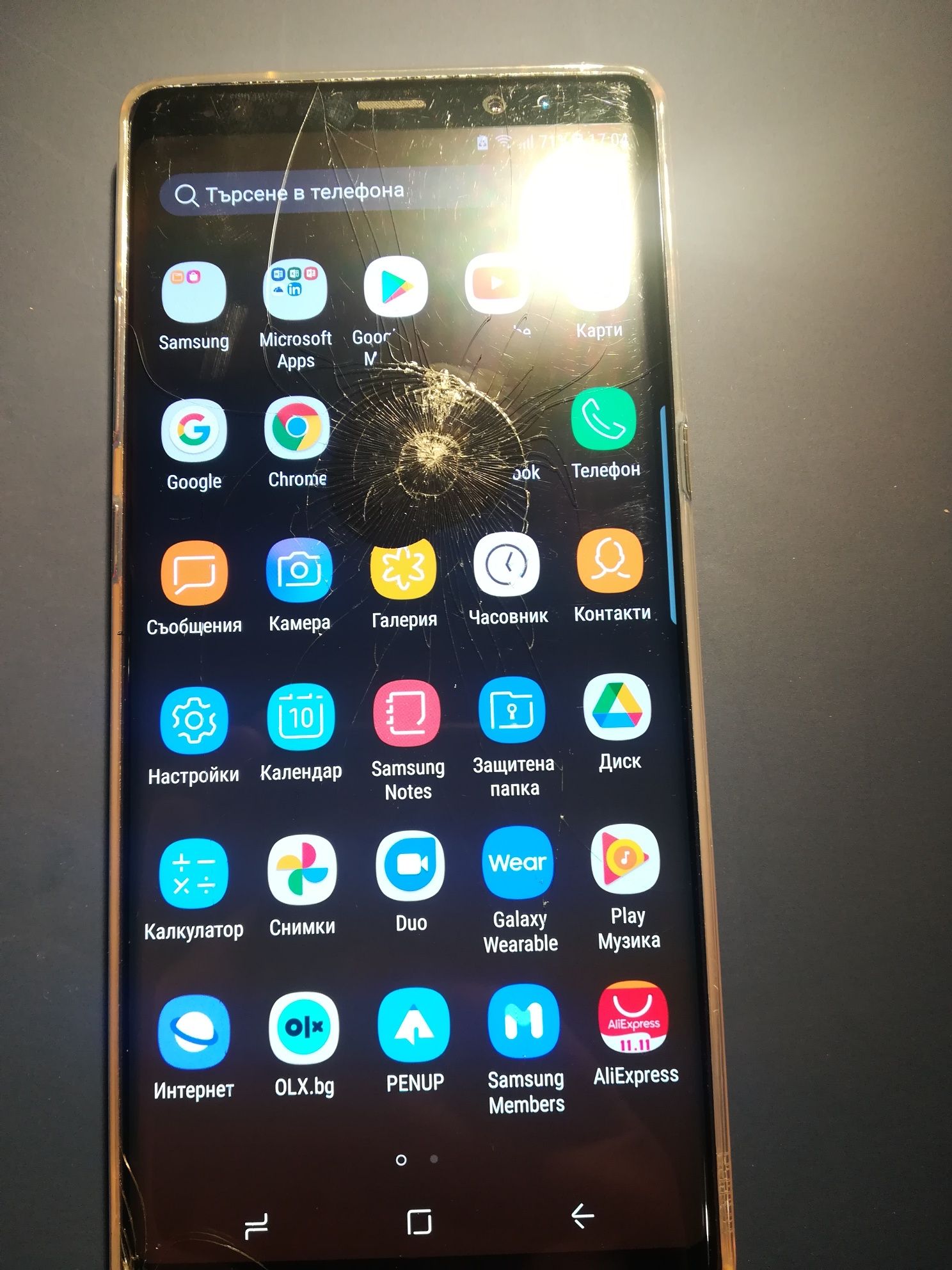 Samsung Galaxy note 8 дисплей