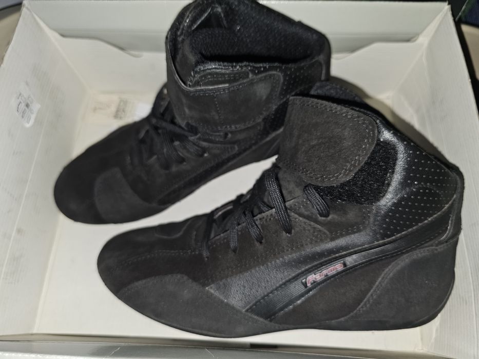 Ghete moto piele