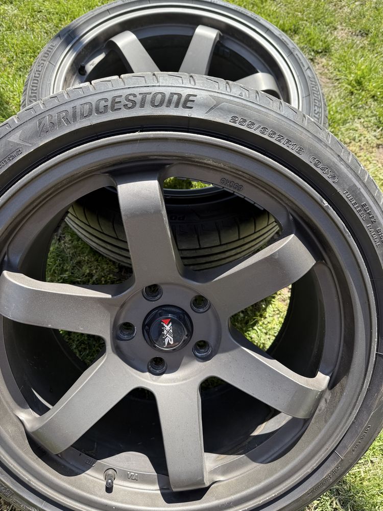 Гуми Bridgestone potenza sport 255/35/18 dot 0723 и джанти Rota drift