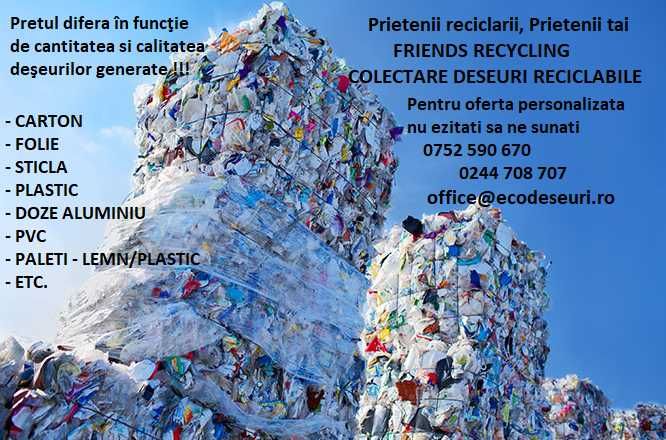 COLECTARE Deseuri reciclabile Prahova- Carton, folie, plastic, etc.