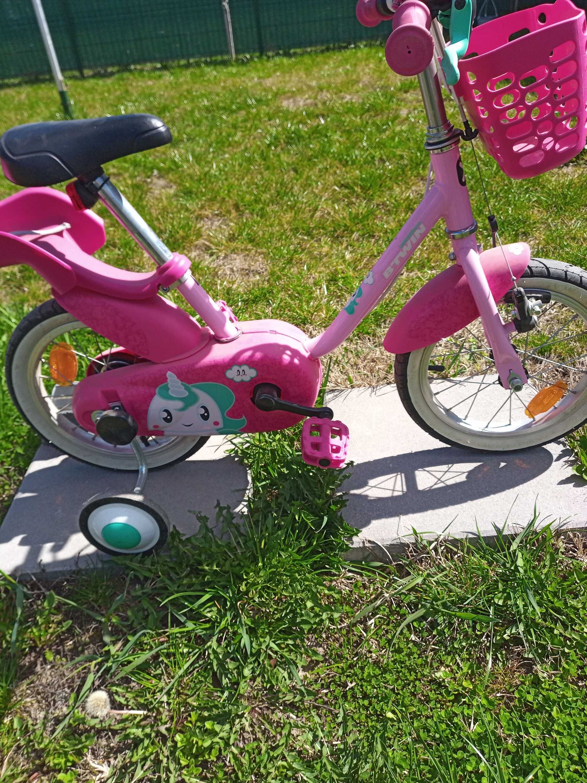 Bicicleta fete BTWIN Unicorn 14" 3-6 anj