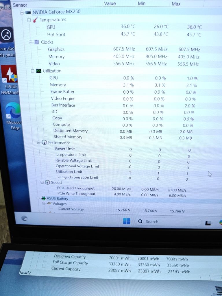 Asus Zenbook Duo UX481F I7/ MX 250 /16 GB / 512GB