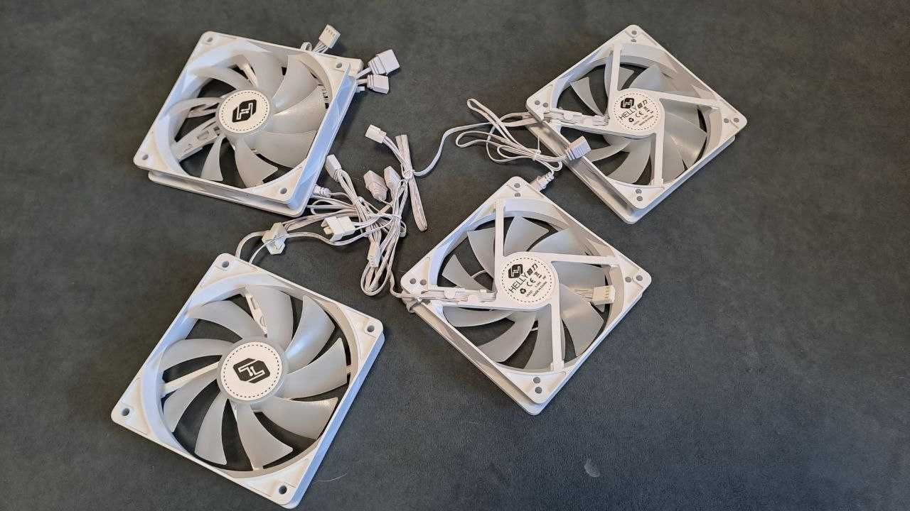 Продам белые RGB кулера