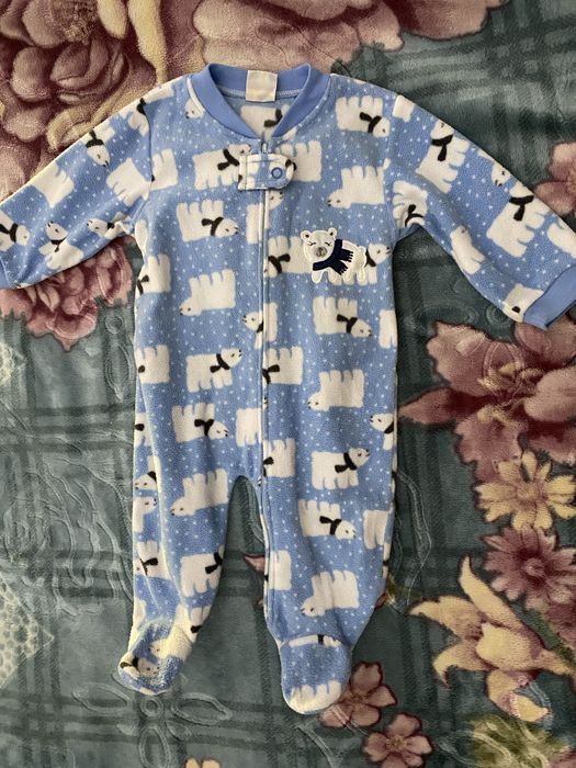 Уютный слип для малыша с мишками
