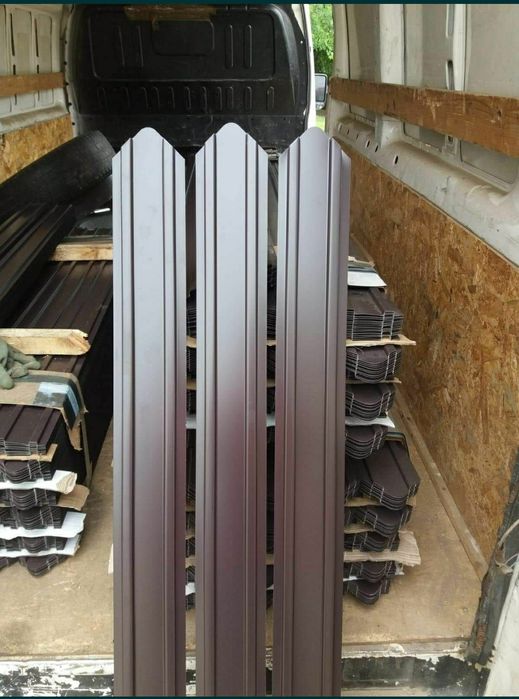 Vand sipcă de gard gri mat RAL 7016