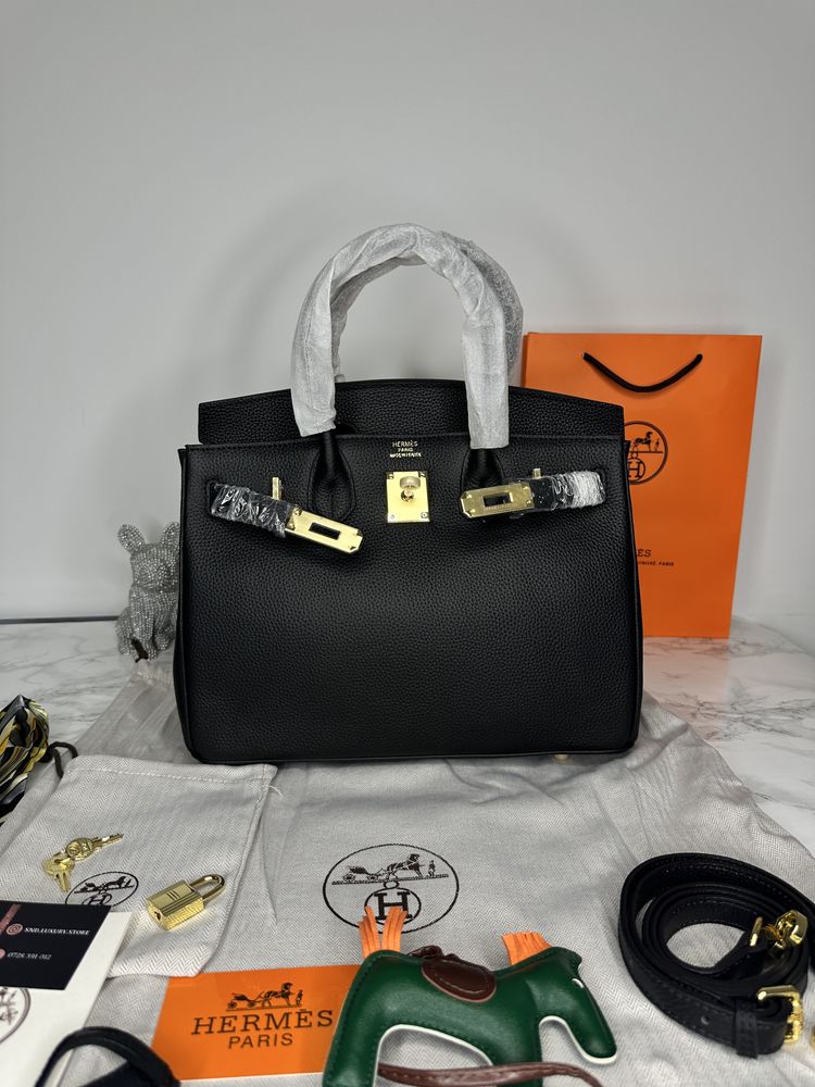 Geanta de lux HERMES Birkin 30 cm piele naturala 100% cadou