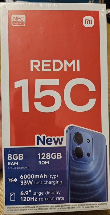 REDMI 15C 128GB 8GB ram