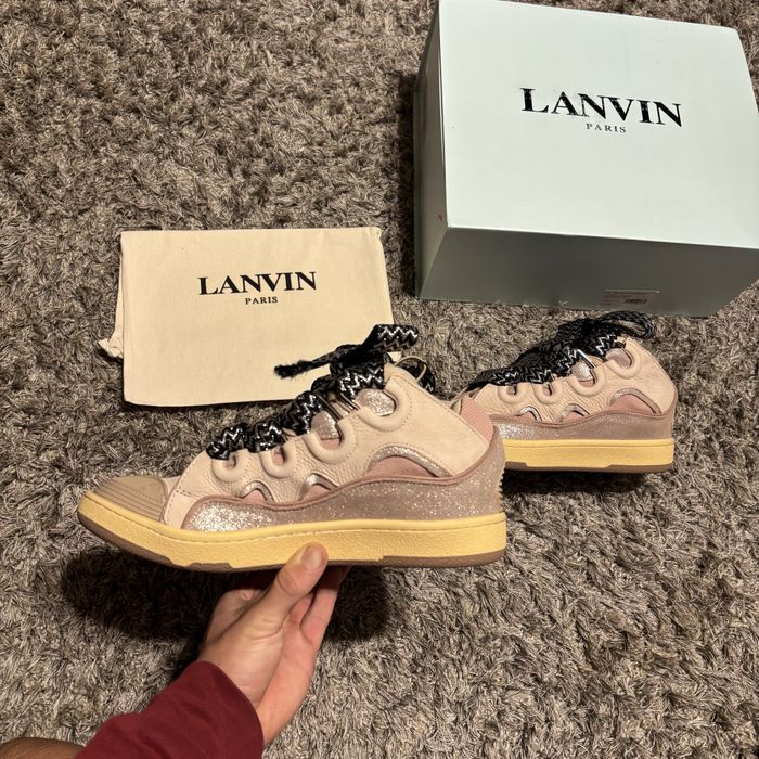 Adidasi Lanvin Curb pink 43