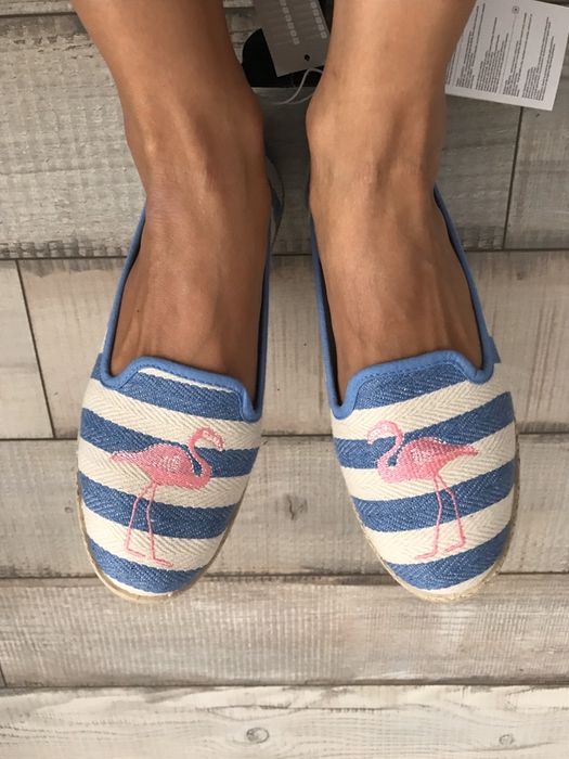 Еспадрили с фламинго 38 номер