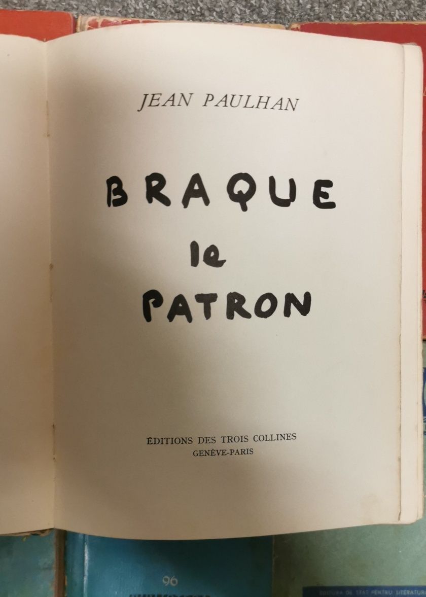 Braque le patron JEAN  PAULHAN - 1946