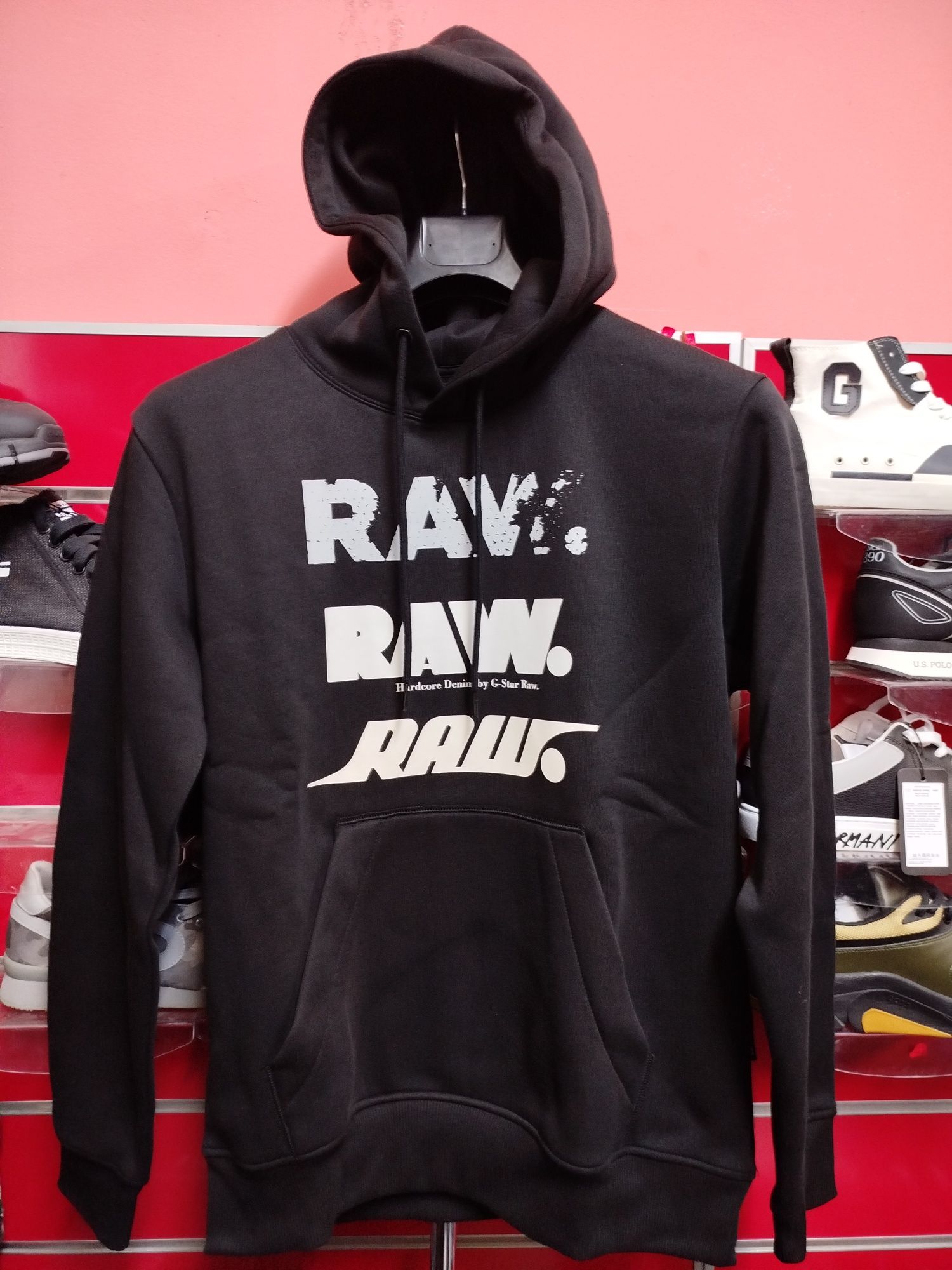 Оригинален суичър G-Star Raw Triple M нов черен горнище блуза анцуг