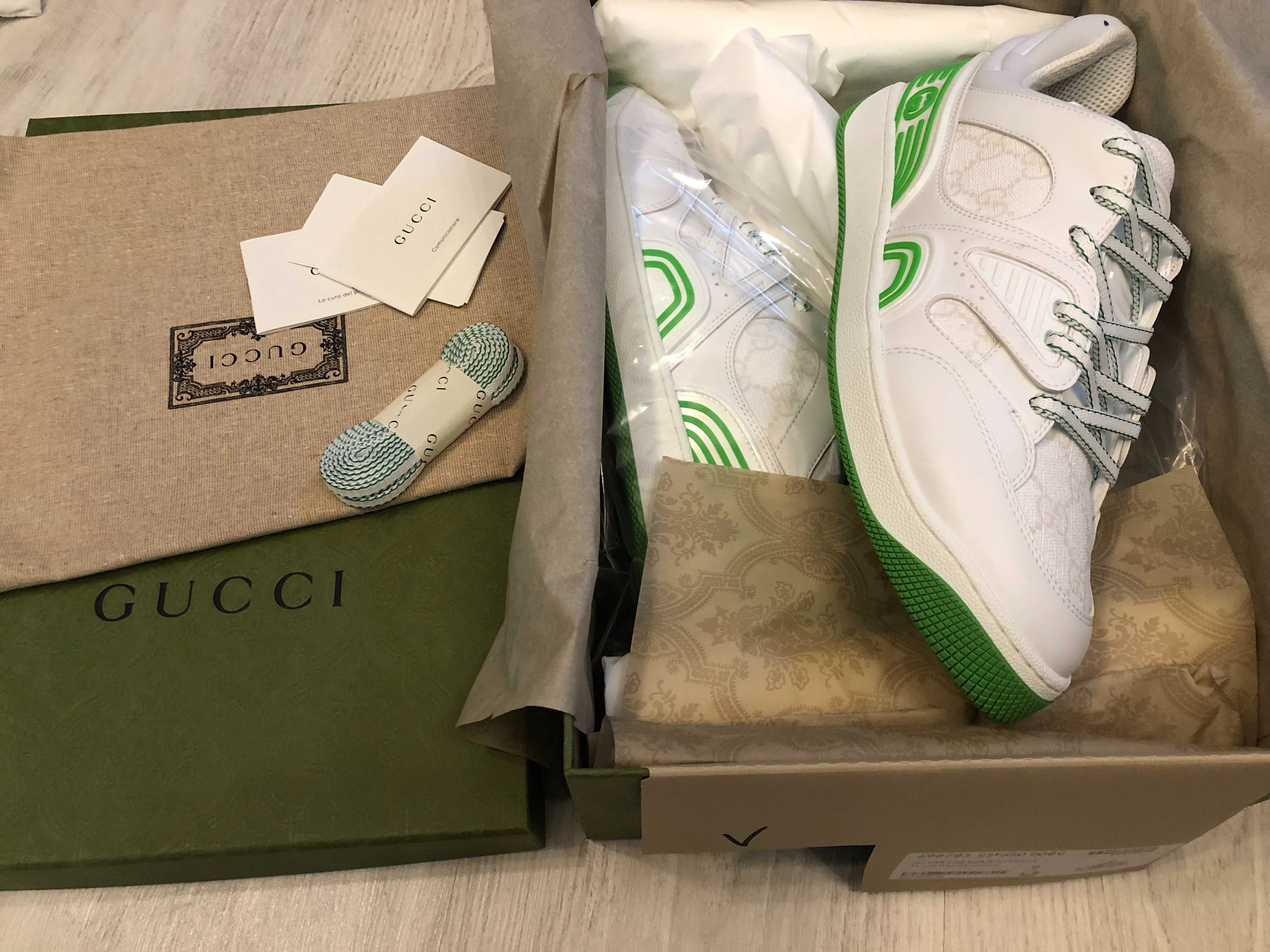 Gucci sneakers 43 sau 9 italy, originali, full box, retail 790 euro