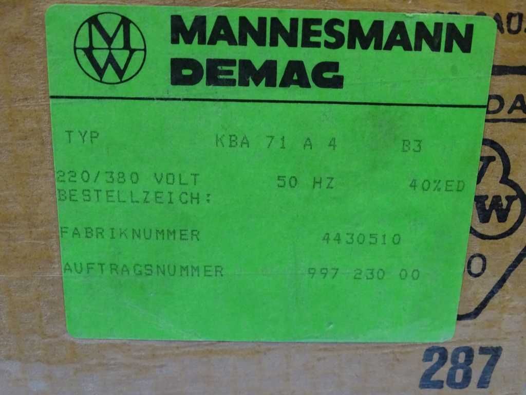 ел. двигател Mannesmann DEMAG KBA 71 A 4 220/380V 0.48kW