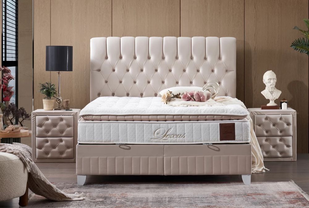 Тапицирано легло Lexus Крем